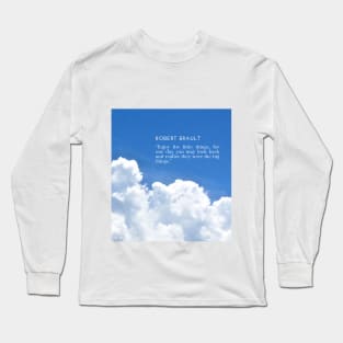 Drawing of Enjoy Life Pattern Long Sleeve T-Shirt